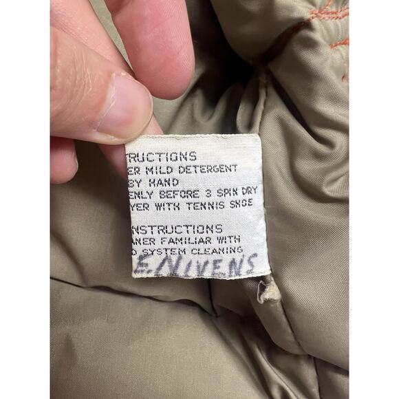 Vintage Ski Daddle Mens Puffer Vest Duck Down Size M Zip Front Alpine Gorpcore - Picture 13 of 14